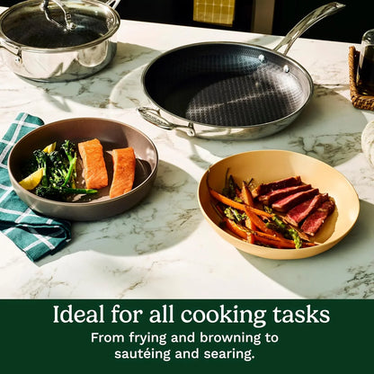 Cuisinart Saute Pan, PurelySear Hybrid, Stainless Steel, 5 Qt
