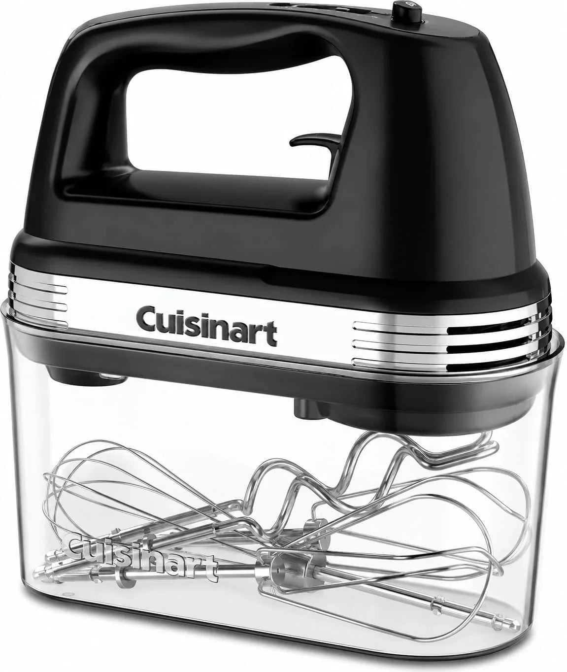 Cuisinart Power Advantage Plus 9-Speed Hand Mixer, 220W-Motor Hand Blender Electric Mixer with 9 Speed Settings, XL Dishwasher-Safe Beaters, 3 Low Mixing Speeds, Storage Case, Black