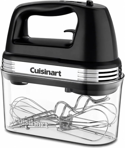Cuisinart Power Advantage Plus 9-Speed Hand Mixer, 220W-Motor Hand Blender Electric Mixer with 9 Speed Settings, XL Dishwasher-Safe Beaters, 3 Low Mixing Speeds, Storage Case, Black