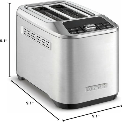 Cuisinart CPT-520 2-Slice Motorized Toaster, Stainless Steel/Black
