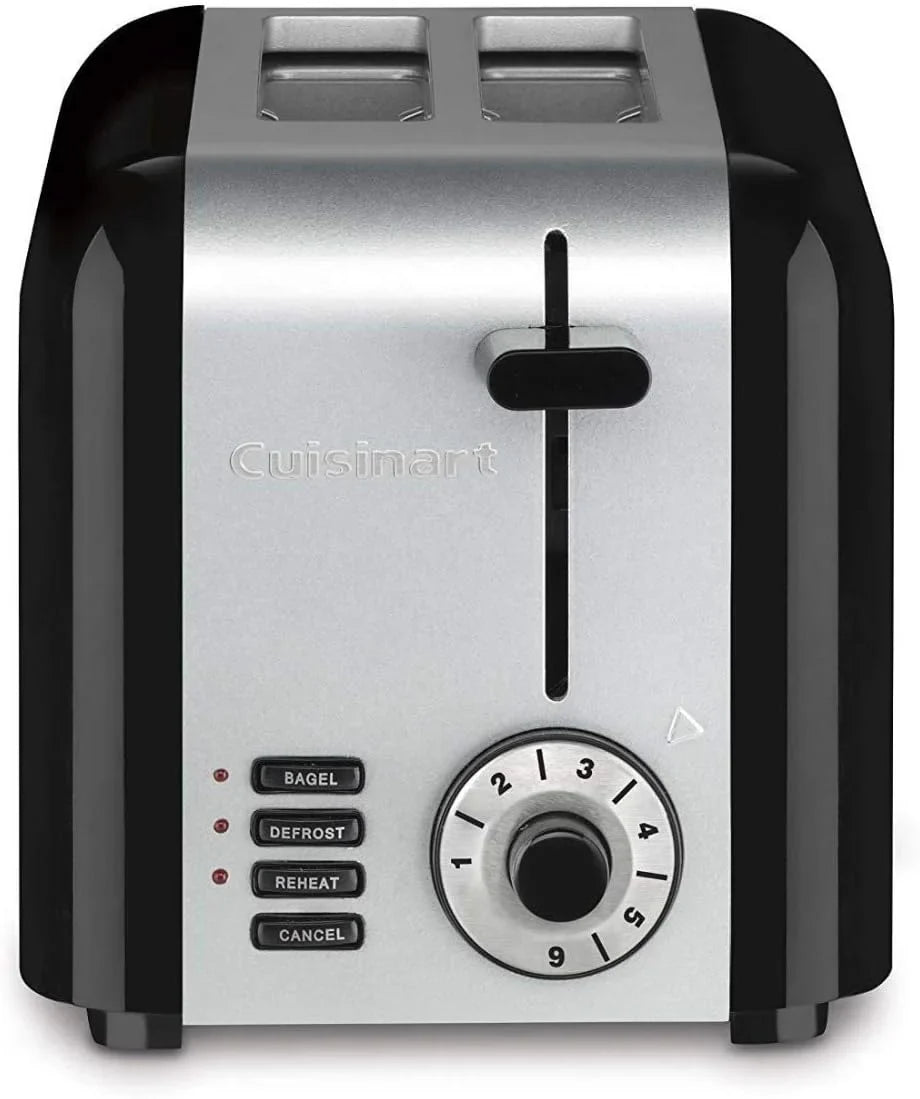 Cuisinart CPT-320P1 Compact 2-Slice Toaster, Brushed Stainless