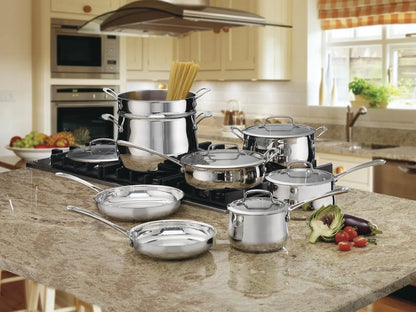 Cuisinart Contour Stainless 13-Piece Cookware Set