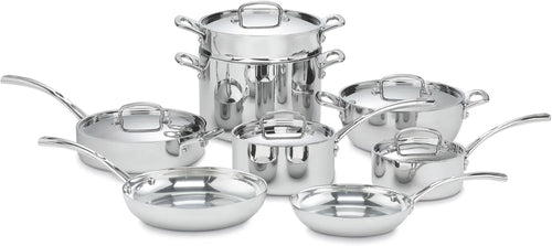 Cuisinart FCT-13 French Classic Tri-Ply Stainless 13-Piece Cookware Set