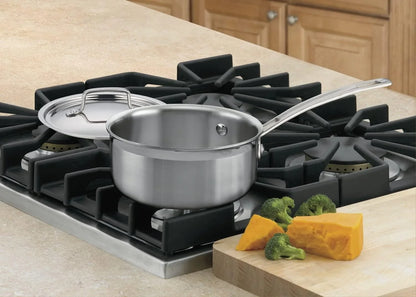 Cuisinart 1.5 Quart Multiclad Pro Triple Ply Saucepan w/Cover, MCP19-16N